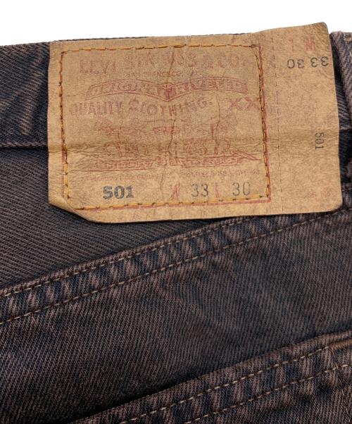 LEVI'S（リーバイス）LEVI'S (リーバイス) 後染め501デニムパンツ ブラウン サイズ:W33×L30の古着・服飾アイテム