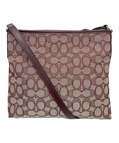 COACH（コーチ）COACH (コーチ) ショルダーバッグ パープルの古着・服飾アイテム