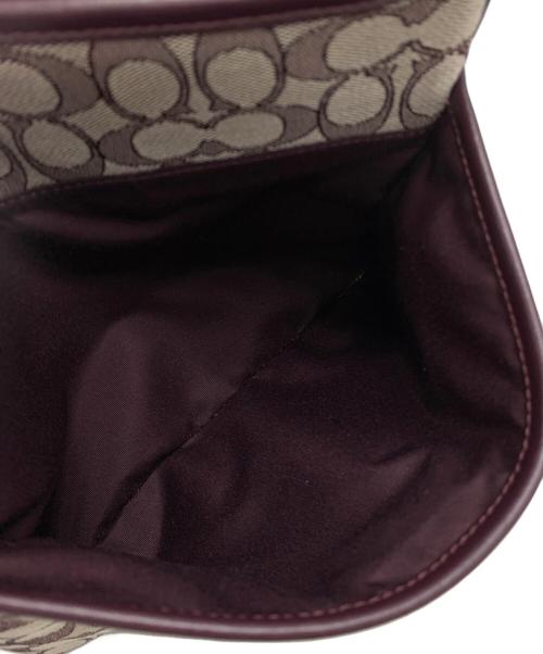 COACH（コーチ）COACH (コーチ) ショルダーバッグ パープルの古着・服飾アイテム