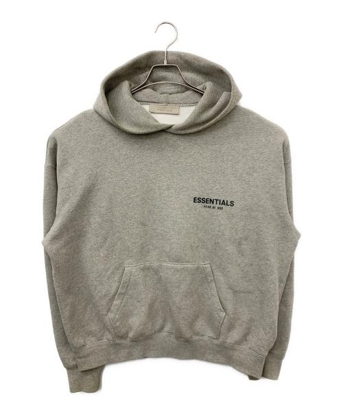 FOG ESSENTIALS（フィアオブゴッド エッセンシャル）FOG ESSENTIALS (フィアオブゴッド エッセンシャル) Flocky Back Logo Sweat Pullover Parka グレー サイズ:Sの古着・服飾アイテム