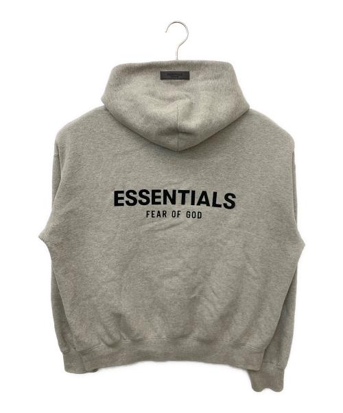 FOG ESSENTIALS（フィアオブゴッド エッセンシャル）FOG ESSENTIALS (フィアオブゴッド エッセンシャル) Flocky Back Logo Sweat Pullover Parka グレー サイズ:Sの古着・服飾アイテム