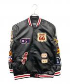 BOLINIボリーニ）の古着「スタジャン」｜ブラック