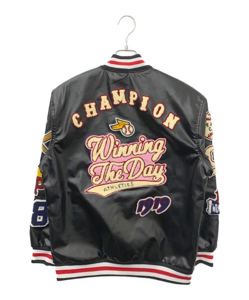 BOLINI（ボリーニ）BOLINI (ボリーニ) スタジャン ブラック サイズ:46の古着・服飾アイテム