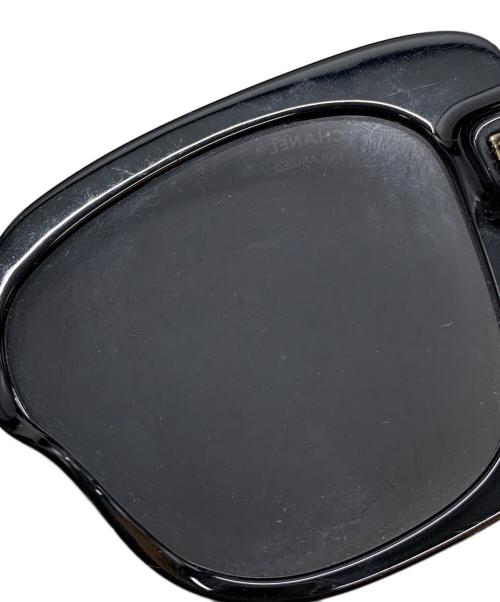 CHANEL（シャネル）CHANEL (シャネル) スクエア シェイプ サングラス ブラックの古着・服飾アイテム