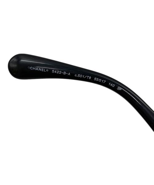 CHANEL（シャネル）CHANEL (シャネル) スクエア シェイプ サングラス ブラックの古着・服飾アイテム