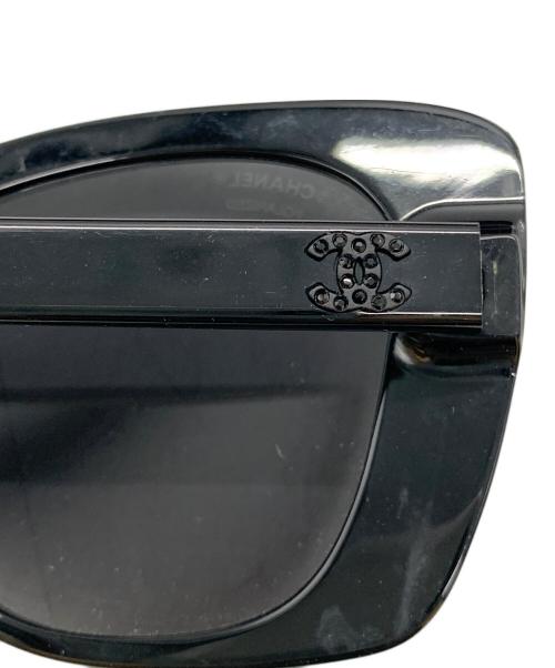 CHANEL（シャネル）CHANEL (シャネル) スクエア シェイプ サングラス ブラックの古着・服飾アイテム