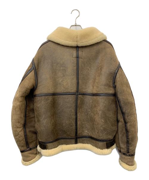 AVIREX（アヴィレックス）AVIREX (アヴィレックス) B-3ムートンジャケット ブラウン サイズ:40の古着・服飾アイテム