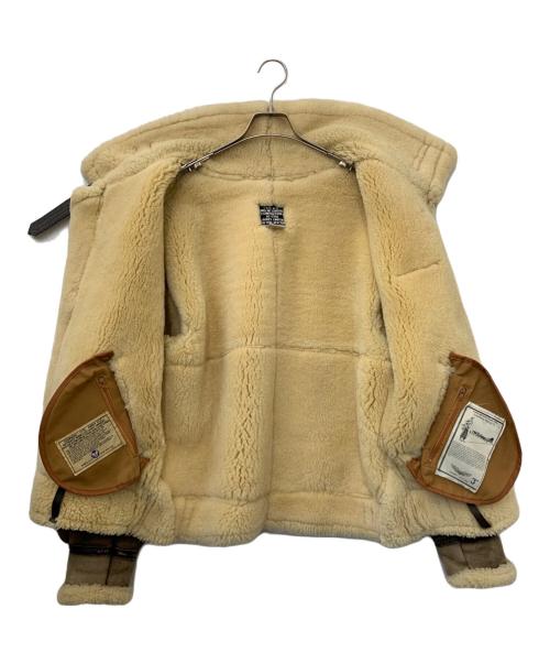 AVIREX（アヴィレックス）AVIREX (アヴィレックス) B-3ムートンジャケット ブラウン サイズ:40の古着・服飾アイテム