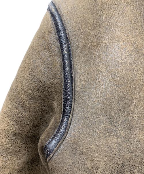 AVIREX（アヴィレックス）AVIREX (アヴィレックス) B-3ムートンジャケット ブラウン サイズ:40の古着・服飾アイテム