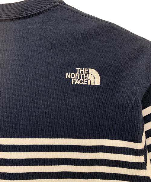 THE NORTH FACE（ザ ノース フェイス）THE NORTH FACE (ザ ノース フェイス) S/SパネルボーダーT ネイビー サイズ:Mの古着・服飾アイテム
