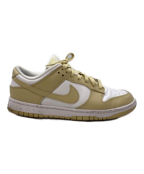 NIKE（ナイキ）NIKE (ナイキ) DUNK LOW ベージュ×ホワイト サイズ:26の古着・服飾アイテム