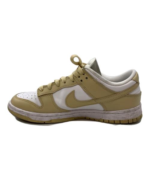 NIKE（ナイキ）NIKE (ナイキ) DUNK LOW ベージュ×ホワイト サイズ:26の古着・服飾アイテム