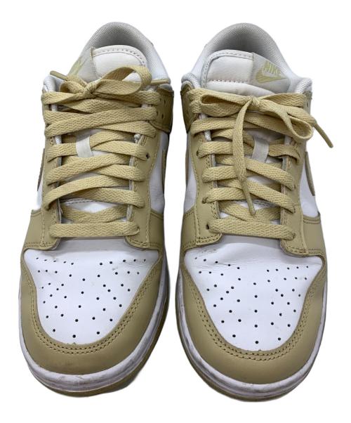 NIKE（ナイキ）NIKE (ナイキ) DUNK LOW ベージュ×ホワイト サイズ:26の古着・服飾アイテム