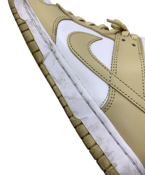 NIKE（ナイキ）NIKE (ナイキ) DUNK LOW ベージュ×ホワイト サイズ:26の古着・服飾アイテム