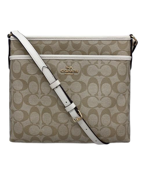 COACH（コーチ）COACH (コーチ) ショルダーバッグ ベージュの古着・服飾アイテム