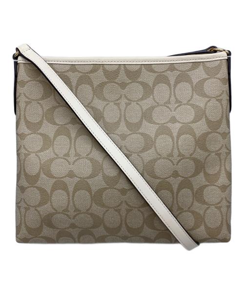 COACH（コーチ）COACH (コーチ) ショルダーバッグ ベージュの古着・服飾アイテム