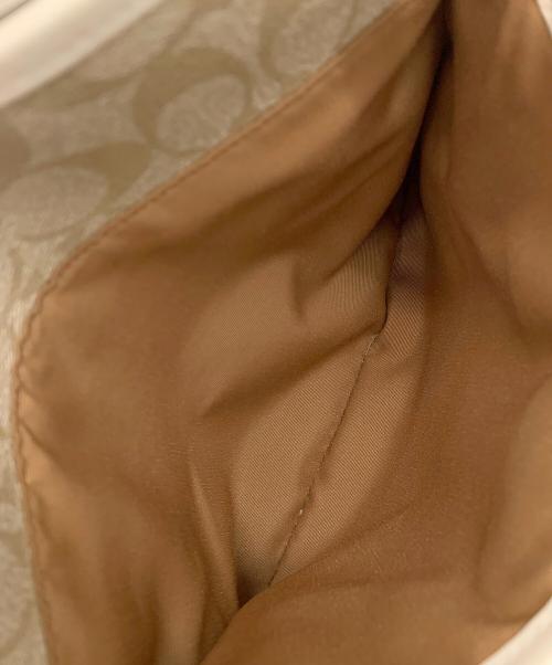 COACH（コーチ）COACH (コーチ) ショルダーバッグ ベージュの古着・服飾アイテム