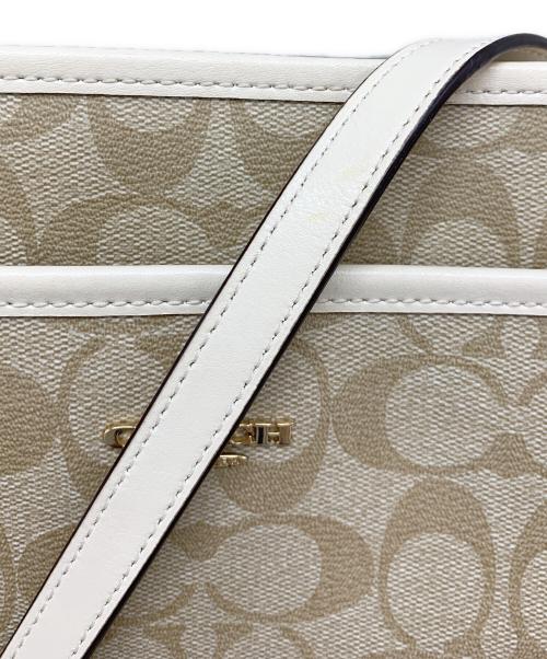 COACH（コーチ）COACH (コーチ) ショルダーバッグ ベージュの古着・服飾アイテム