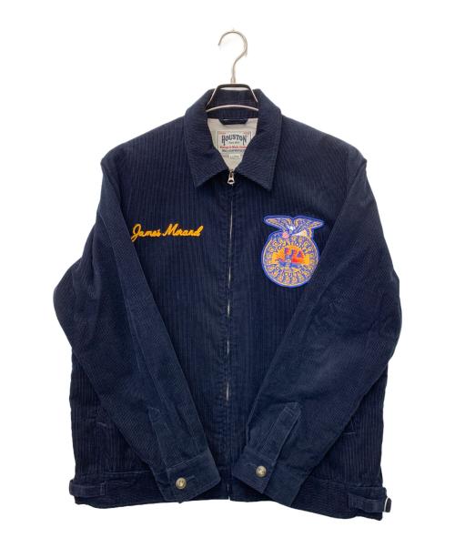 HOUSTON（ヒューストン）HOUSTON (ヒューストン) FFAジャケット ネイビー サイズ:XLの古着・服飾アイテム