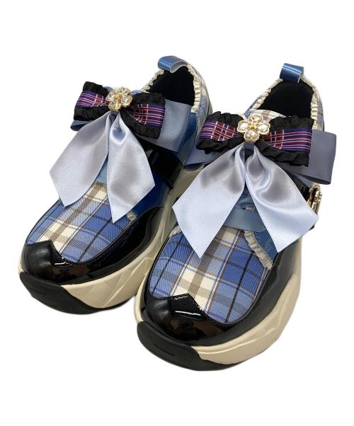 MAYLA（マイラ）MAYLA (マイラ) アイコニックシューズ ブルー サイズ:Lの古着・服飾アイテム