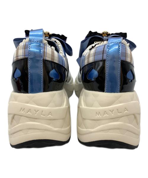 MAYLA（マイラ）MAYLA (マイラ) アイコニックシューズ ブルー サイズ:Lの古着・服飾アイテム