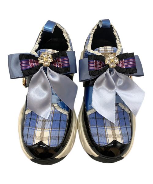 MAYLA（マイラ）MAYLA (マイラ) アイコニックシューズ ブルー サイズ:Lの古着・服飾アイテム