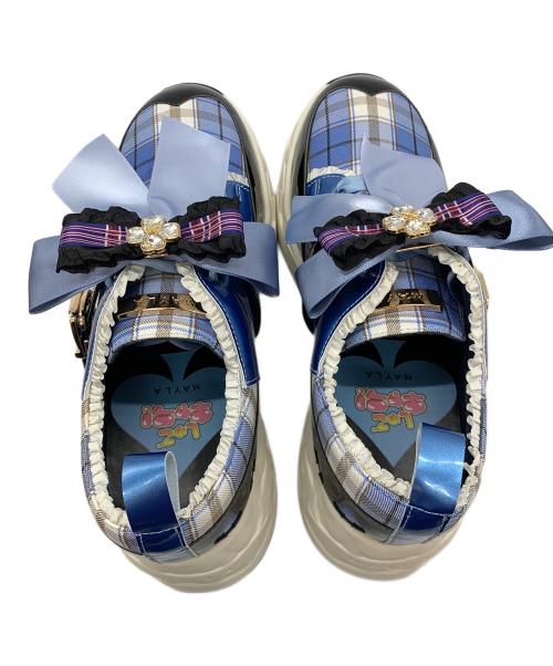 MAYLA（マイラ）MAYLA (マイラ) アイコニックシューズ ブルー サイズ:Lの古着・服飾アイテム