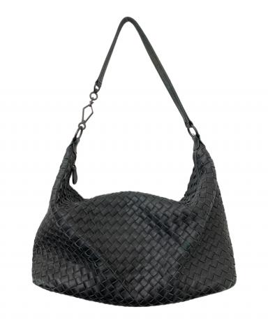 BOTTEGA VENETA ボッテガベネタ ショルダーバッグ  黒 【古着】【中古】【送料無料】 BOTTEGA VENETA - BOTTEGA VENETA ボッテガベネタ ショルダーバッグ 黒