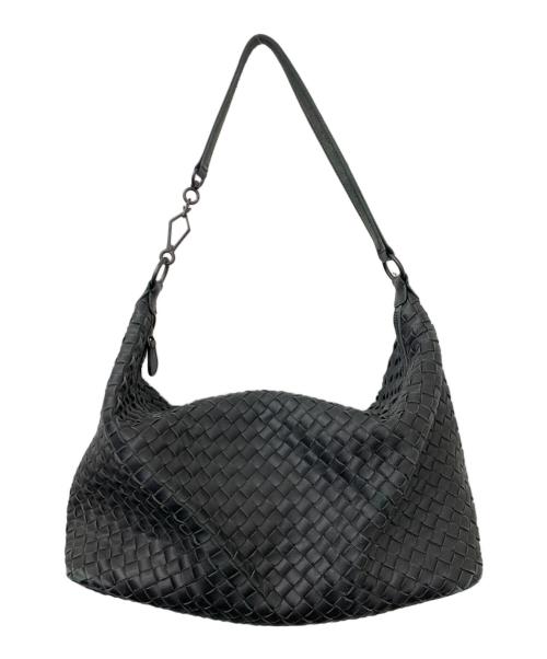 BOTTEGA VENETA（ボッテガベネタ）BOTTEGA VENETA (ボッテガベネタ) ショルダーバッグ ブラックの古着・服飾アイテム