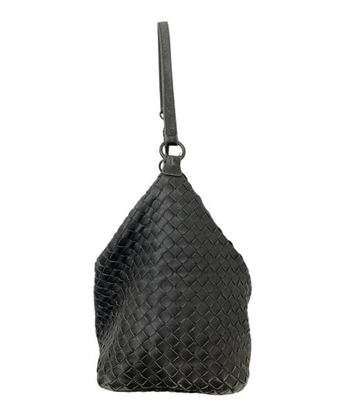 BOTTEGA VENETA（ボッテガベネタ）BOTTEGA VENETA (ボッテガベネタ) ショルダーバッグ ブラックの古着・服飾アイテム