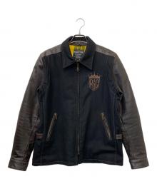 ROLE AND CODE（ロール アンド コード）の古着「ライディングジャケット」｜ブラック×ブラウン