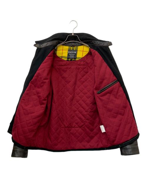 ROLE AND CODE（ロール アンド コード）ROLE AND CODE (ロール アンド コード) ライディングジャケット ブラック×ブラウン サイズ:Lの古着・服飾アイテム