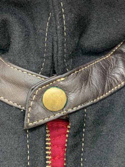 ROLE AND CODE（ロール アンド コード）ROLE AND CODE (ロール アンド コード) ライディングジャケット ブラック×ブラウン サイズ:Lの古着・服飾アイテム