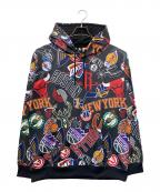 UNKアンク）の古着「NBAパーカー」｜ブラック