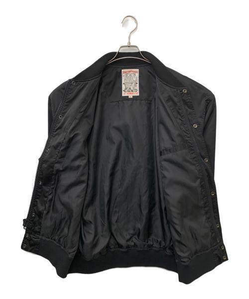 AVIREX（アヴィレックス）AVIREX (アヴィレックス) スタジアムジャケット ブラック サイズ:XLの古着・服飾アイテム