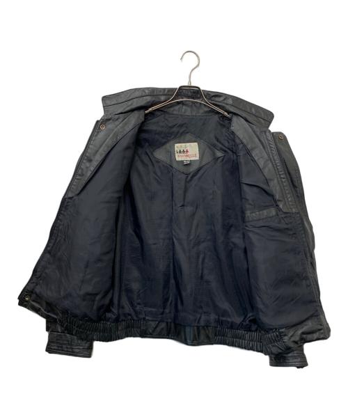 BOULEVARD CLUB（-）BOULEVARD CLUB (-) レザージャケット ブラック サイズ:Mの古着・服飾アイテム