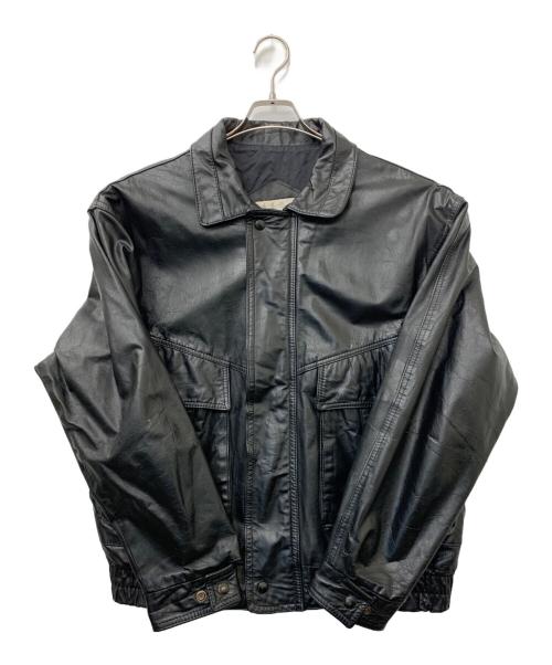 BOULEVARD CLUB（-）BOULEVARD CLUB (-) レザージャケット ブラック サイズ:Mの古着・服飾アイテム