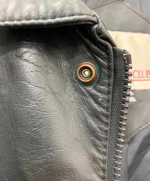 BOULEVARD CLUB（-）BOULEVARD CLUB (-) レザージャケット ブラック サイズ:Mの古着・服飾アイテム