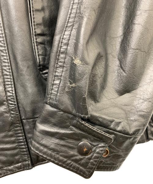 BOULEVARD CLUB（-）BOULEVARD CLUB (-) レザージャケット ブラック サイズ:Mの古着・服飾アイテム