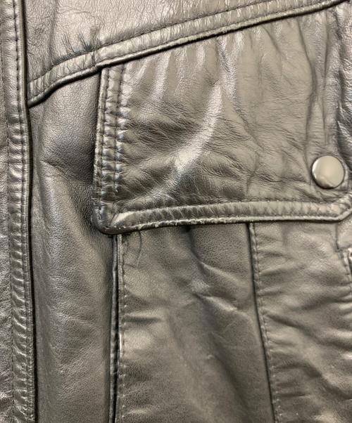 BOULEVARD CLUB（-）BOULEVARD CLUB (-) レザージャケット ブラック サイズ:Mの古着・服飾アイテム