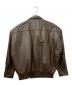 new paris (-) レザージャケット ブラウン サイズ:L：5000円
