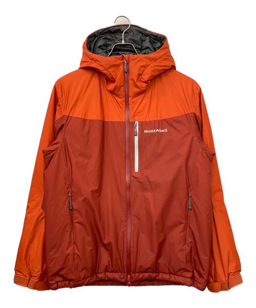 mont-bell（モンベル）mont-bell (モンベル) フラットアイアンパーカ レッド サイズ:Lの古着・服飾アイテム