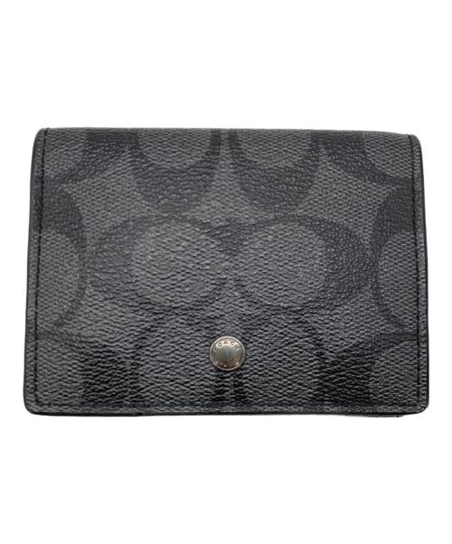 COACH（コーチ）COACH (コーチ) 3つ折り財布 ブラックの古着・服飾アイテム