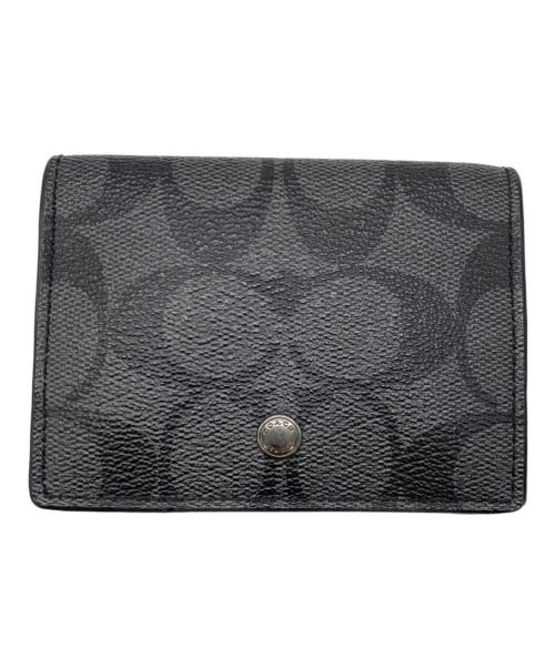 COACH（コーチ）COACH (コーチ) 3つ折り財布 ブラックの古着・服飾アイテム