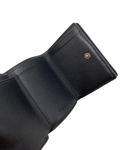 COACH（コーチ）COACH (コーチ) 3つ折り財布 ブラックの古着・服飾アイテム