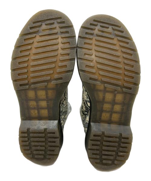 Dr.Martens（ドクターマーチン）Dr.Martens (ドクターマーチン) MARK WIGAN (マークウィガン) 8ホールブーツ ホワイト×ブラック サイズ:UK4の古着・服飾アイテム