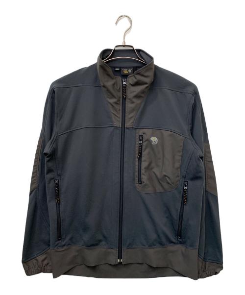 MOUNTAIN HARD WEAR（マウンテンハードウェア）MOUNTAIN HARD WEAR (マウンテンハードウェア) ソフトシェルジャケット グレー サイズ:Lの古着・服飾アイテム