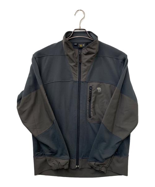MOUNTAIN HARD WEAR（マウンテンハードウェア）MOUNTAIN HARD WEAR (マウンテンハードウェア) ソフトシェルジャケット グレー サイズ:Lの古着・服飾アイテム