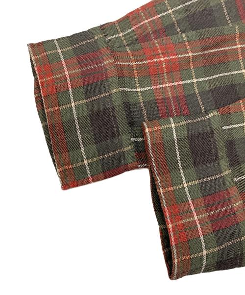 POLO RALPH LAUREN（ポロ・ラルフローレン）POLO RALPH LAUREN (ポロ・ラルフローレン) 90's ウールチェックシャツ レッド×カーキ サイズ:Lの古着・服飾アイテム