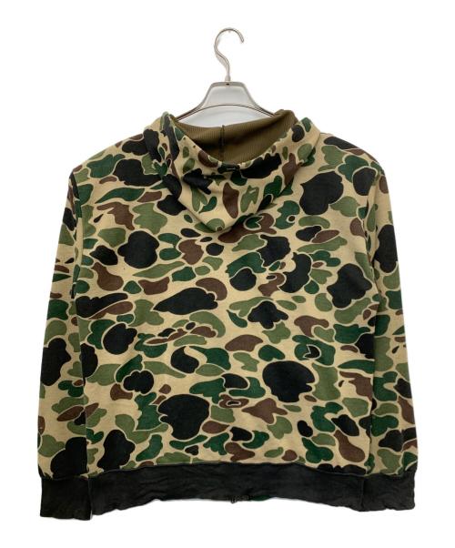 ACE SPORTSWEAR（-）ACE SPORTSWEAR (-) 裏サーマルジップパーカー カーキ サイズ:Lの古着・服飾アイテム